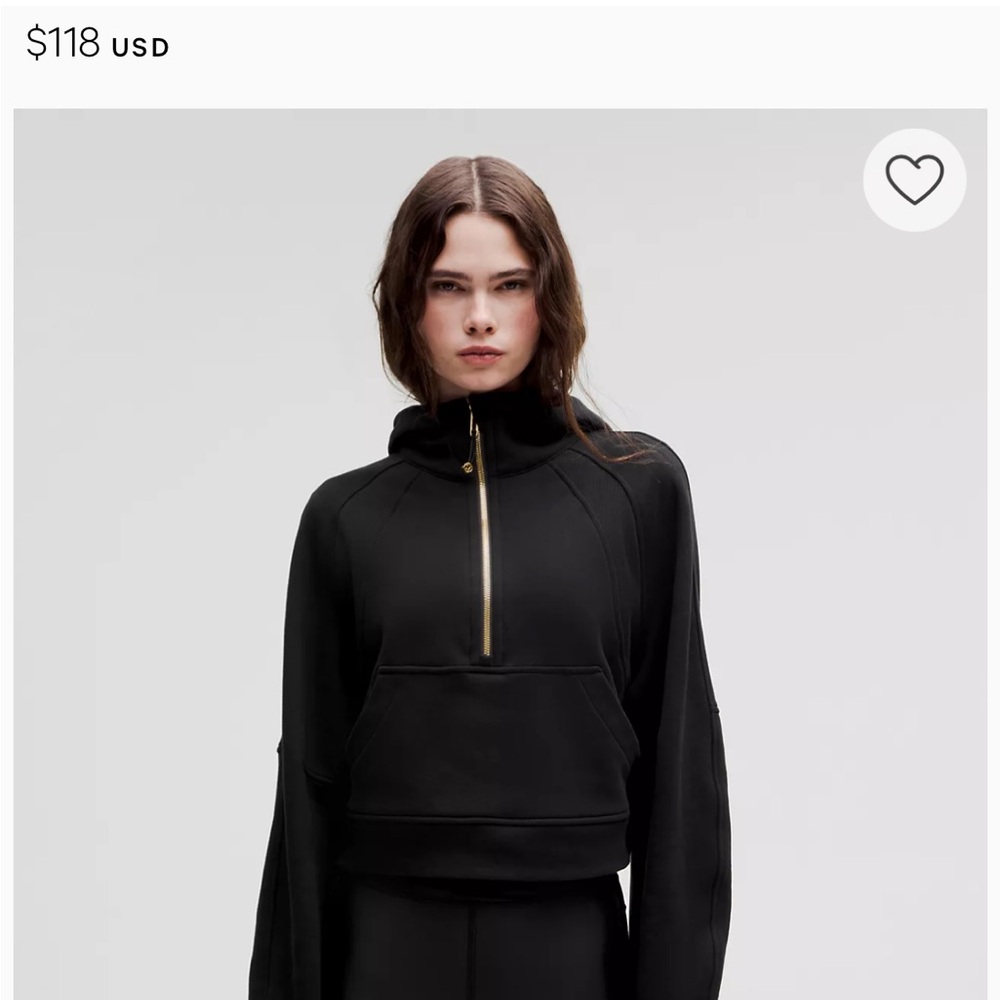 Lululemon Black Half-Zip Women's Top
